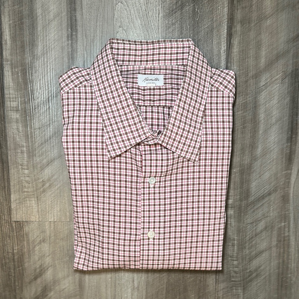Hamilton Plaid Long Sleeve Button Down - 2XL